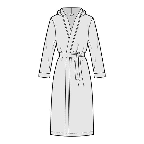 浴袍连帽睡袍技术时尚图片下载