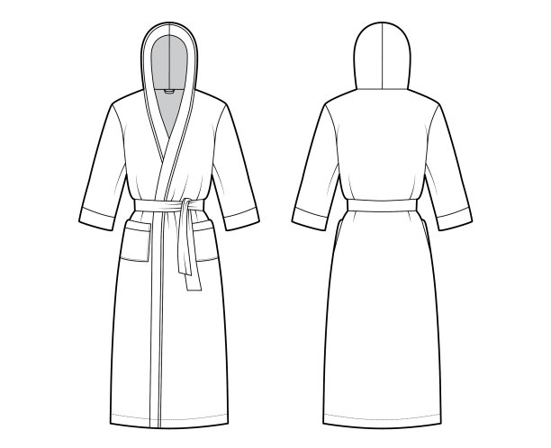 浴袍连帽睡袍技术时尚图片下载