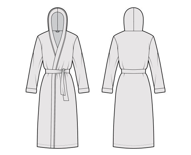 浴袍连帽睡袍技术时尚图片下载