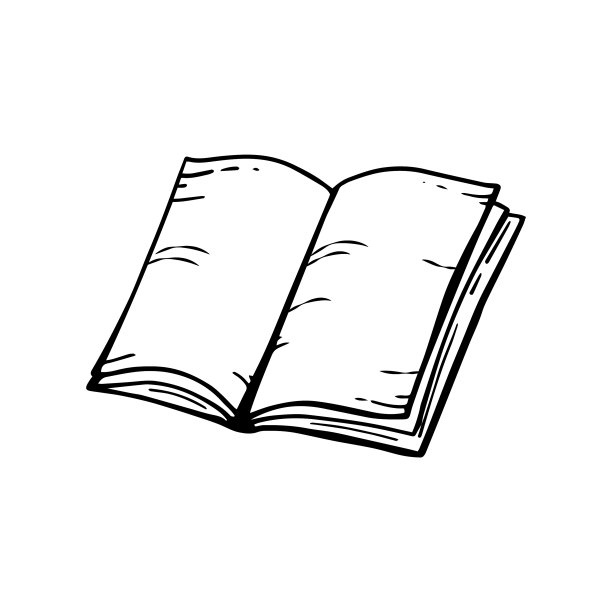 翻开书，手画孤立在白色上图片下载