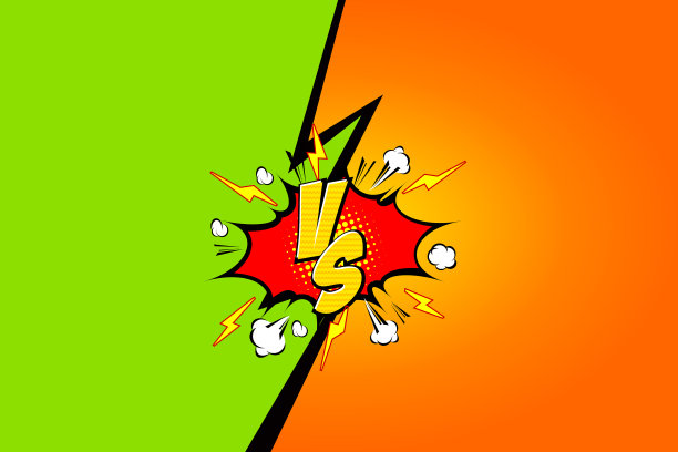 战斗背景漫画风格设计图片下载