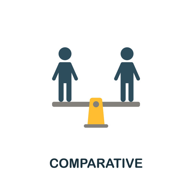 比较图标平面符号元素的数据图片下载