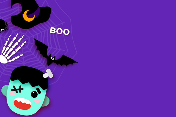 万圣节快乐怪物弗兰肯斯坦恶作剧还是图片下载