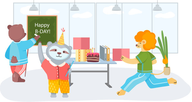 在家里和朋友一起度过一个快乐的生日派对图片下载