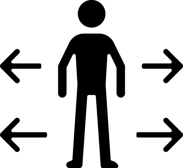 个人空间黑色字形图标图片下载