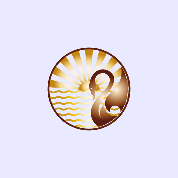 天鹅奢侈的标志图片下载