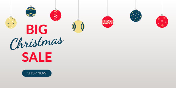 圣诞大减价概念，新年大减价图片下载