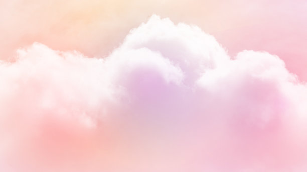 柔和模糊的云景观与柔和的梯度颜色，自然抽象的背景图片下载