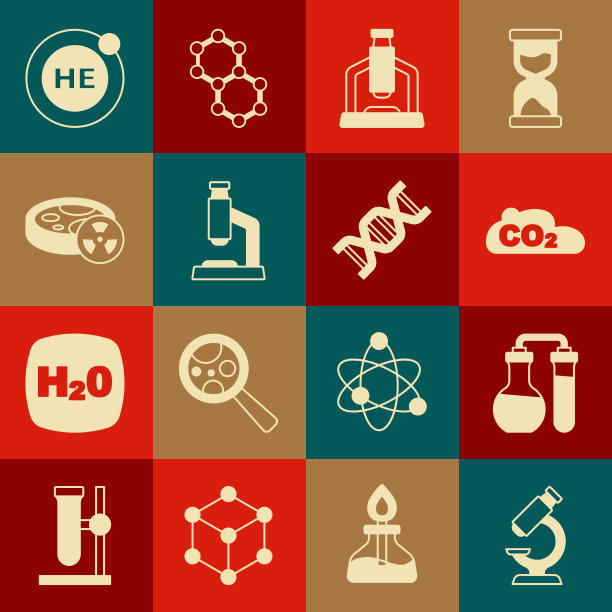 设置显微镜试管二氧化碳排放云中图片下载