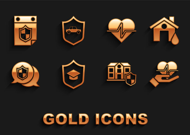 集毕业帽与盾屋洪水生命图片下载