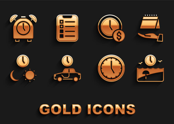 设置时间旅行日历假期时钟图片下载