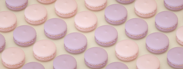 色彩斑斓的杏仁饼图片下载