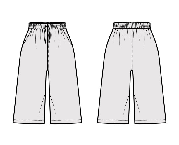 百慕大口袋短技术时尚图片下载