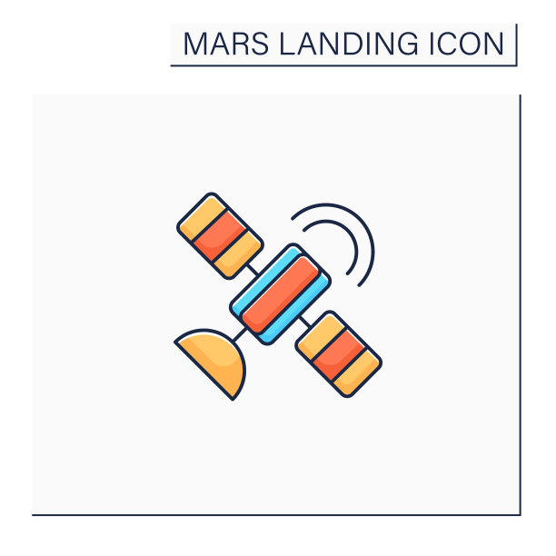 卫星彩色图标图片下载