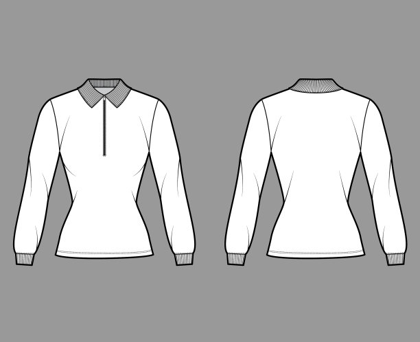 衬衫拉链polo技术时尚图片下载