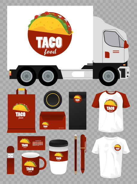 捆绑墨西哥食物模型元素品牌图片下载