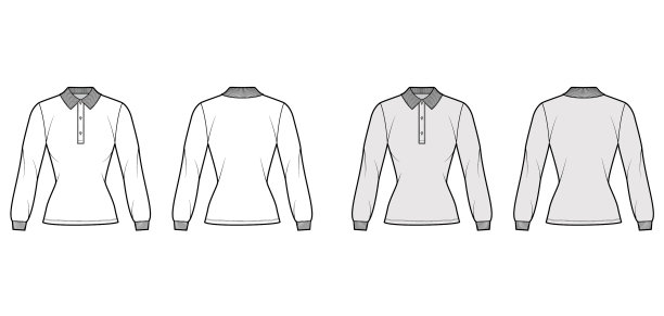 衬衫polo合身的身体技术时尚图片下载