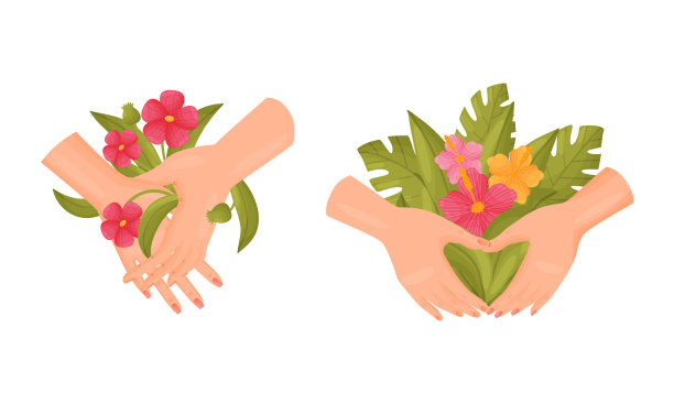 设置女性手握复古纸照片图片下载