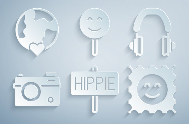 设置和平耳机照片相机LSD酸标记图片下载