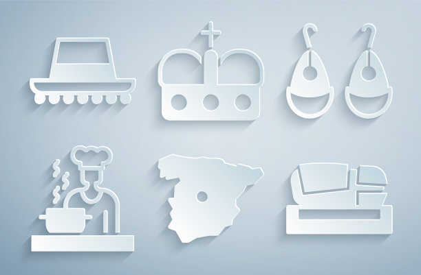 西班牙地图套西班牙耳环西班牙厨师球场图片下载