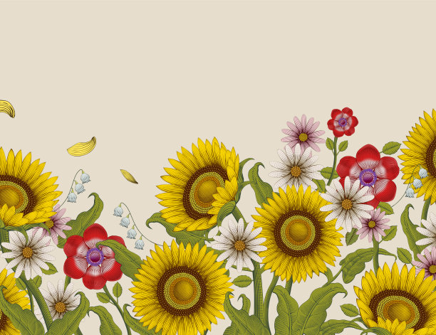 装饰花设计图片下载