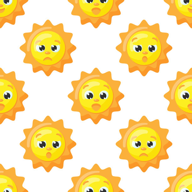 可爱图案太阳人物图片下载
