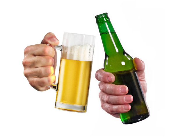 啤酒的双手欢呼图片下载