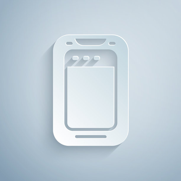 剪纸智能手机手机图标隔离图片下载