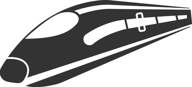 快速列车图标设计模板图片下载