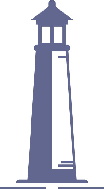 灯塔图标设计模板图片下载