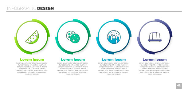 把西瓜饼干和巧克力甜甜圈放在一起图片下载