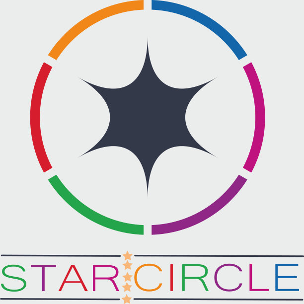 摘要星圈文字标志图片下载