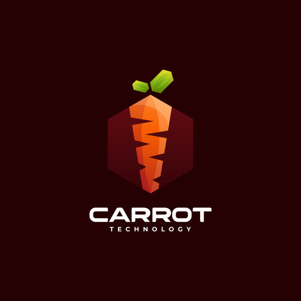 标志胡萝卜颜色渐变风格图片下载