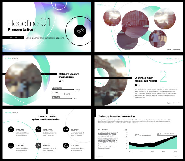 白色背景上的表示模板元素。向量信息图。图片下载