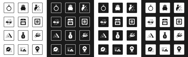 集袋金条古董宝箱黄金图片下载