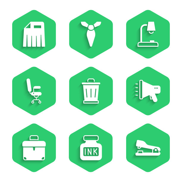 设置垃圾桶、墨水瓶、订书机扩音器图片下载