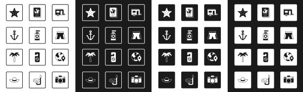 设置房车露营拖车防晒喷雾瓶图片下载