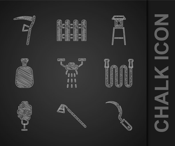 设置智能农场与无人机花园锄头镰刀图片下载