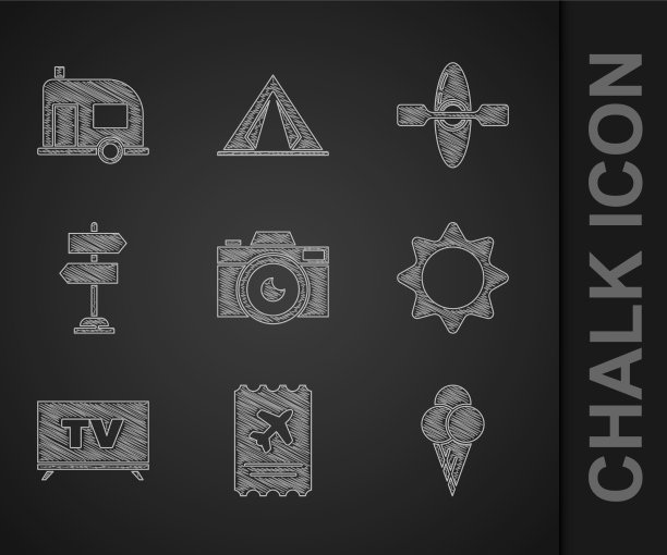 照片，相机，机票，冰淇淋华夫饼图片下载