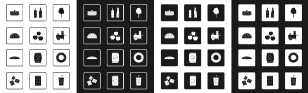 棉花糖苹果玉米卷和玉米饼堆图片下载