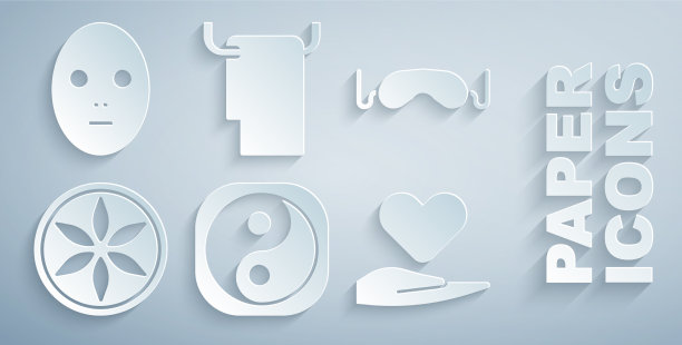 集阴阳眼睡眠面膜叶植物自然图片下载