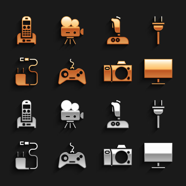 设置手柄、电插头、电脑显示器图片下载