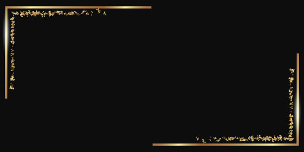 金色的棱角带有金属光泽效果图片下载