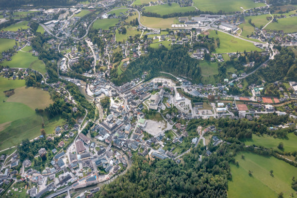 Bad Aussee, Styria, Ausseerland, Salzkammergut，奥地利图片下载