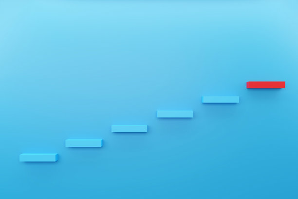 成功的阶梯。领导楼梯概念图片下载