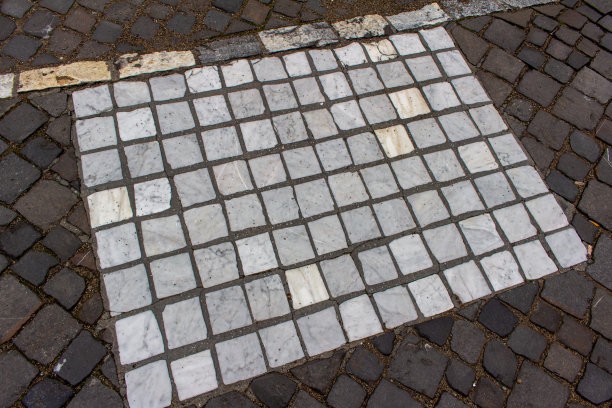 古老的欧洲鹅卵石表面图片下载