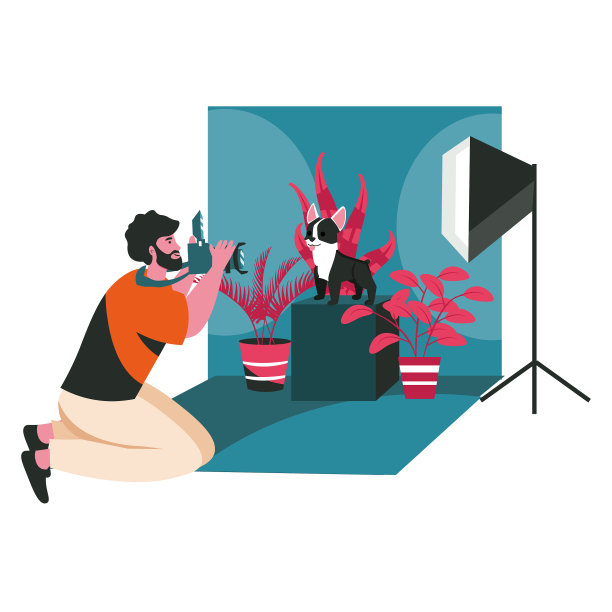 人们作为摄影师工作场景概念图片下载