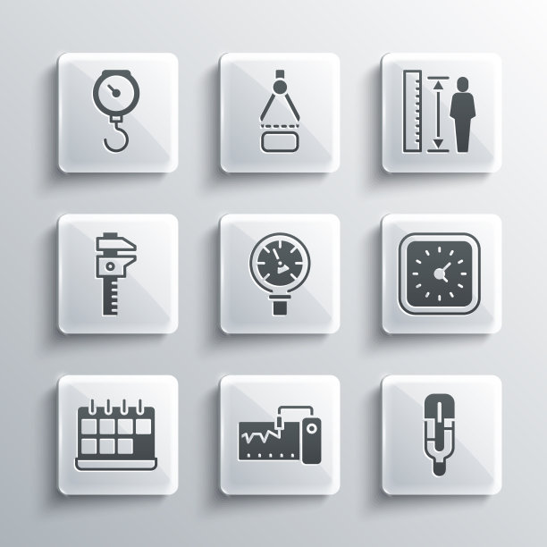 设置测量仪器医疗温度计图片下载