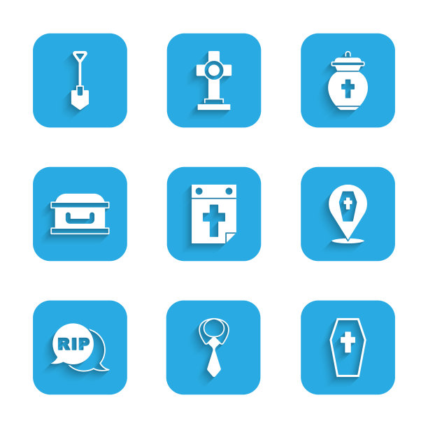 设置日历死亡领带棺材与交叉讲话图片下载