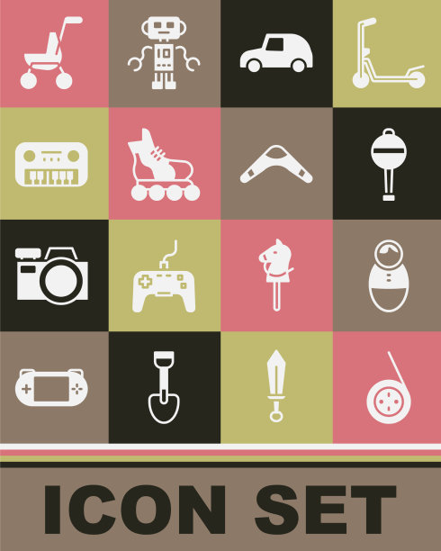 设置溜溜球玩具不倒锅娃娃拨浪鼓婴儿玩具车图片下载